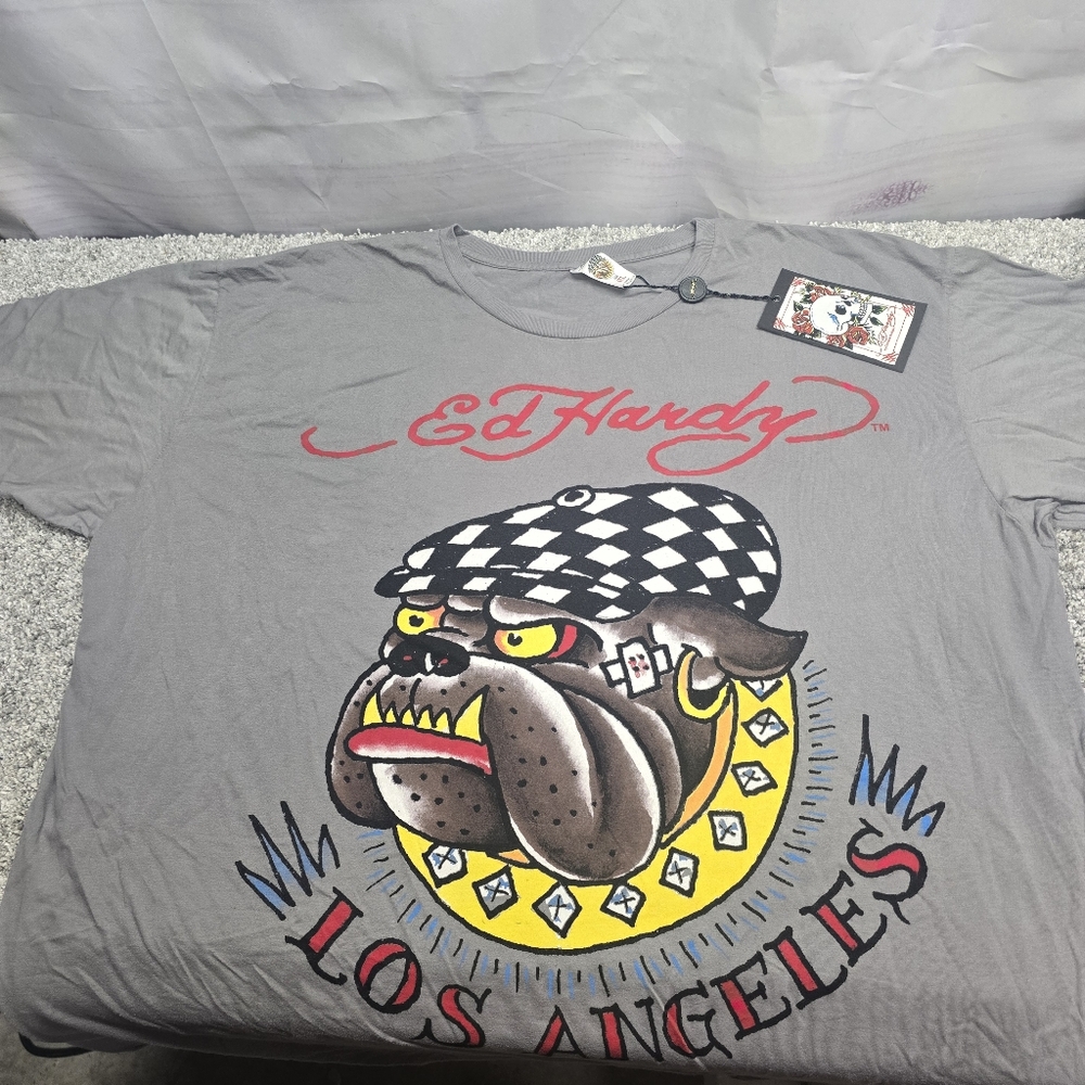 NWT ED HARDY MENS SHIRT SIZE 4XL